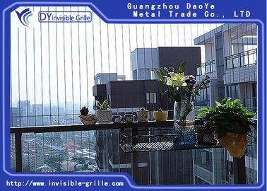 Срок службы невидимого гриля балкона безопасности длинный для высокого здания подъема