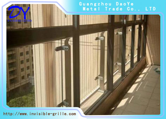 гриль безопасности балкона террасы провода нержавеющей стали 304 7x7