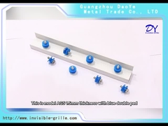 AG5 1.5mm с 304 винтами с белизной молока рельсового пути голубой пусковой площадки алюминиевыми/цветом серого цвета