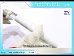 AL 1.5mm с винтами GI с рельсовым путем голубой двойной пусковой площадки невидимым алюминиевым