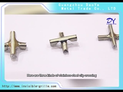 Скрещивание 2.0mm зажима нержавеющей стали 316 рангов 2.5mm, 3.0mm