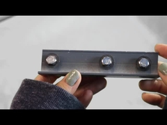 Заказный балкон Невидимая решетка Алюминиевая рельсовая дорожка Легкая установка