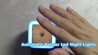 Автоматические индукционные светодиодные ночные светильники, прикроватные энергосберегающие лампы, многоцветный ночник для спальни