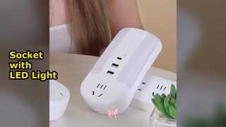 Маленький светодиодный светильник с розеткой