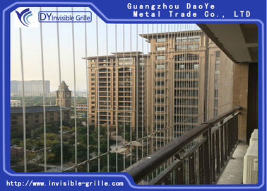 Модернизированный гриль балкона невидимый легко поддерживаемый для высокого здания подъема