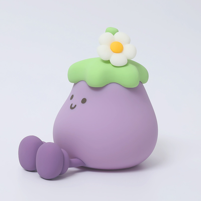 2025 Горячая продажа Led Battery Usb Powered Eggplant Ночные огни для детей Лампа для домашнего убранства Праздничное освещение Ночные огни для подарка