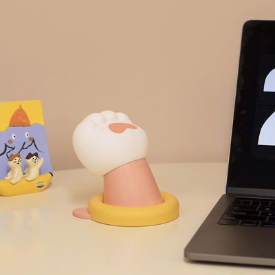 Кот Клау Креативный Ночной Свет Зарядка USB Подарок на день рождения Милый и милый Практический Подарок Девочке Силиконовый Паттинг Свет