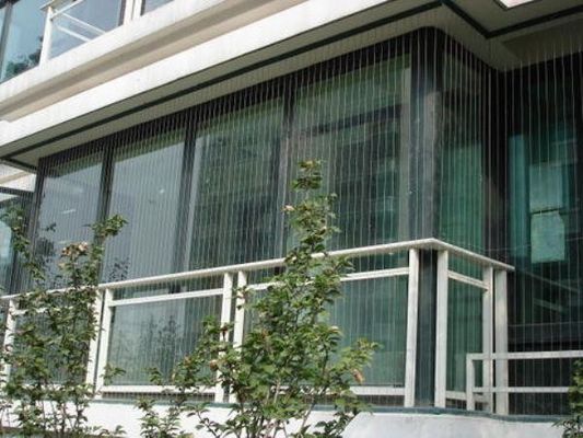 100 кг грузоподъемности Балкон Невидимая решетка с серым цветом