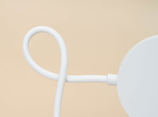 Оптовая продажа, современная светодиодная настольная лампа для детей, зажим для шеи, сенсорное управление, USB перезаряжаемый белый ночник для учебы студентов