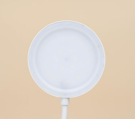 Оптовая продажа, современная светодиодная настольная лампа для детей, зажим для шеи, сенсорное управление, USB перезаряжаемый белый ночник для учебы студентов