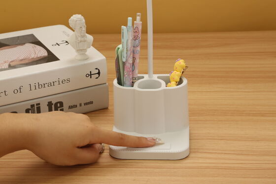 Современная светодиодная настольная лампа с USB зарядкой 3 гибкие ручки держатели телефона без ступеней затушиваемые для спальни для учебы для читальной комнаты