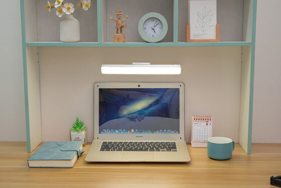 USB перезаряжаемая лампа для чтения с плавной регулировкой яркости, современный дизайн, подвесное магнитное освещение шкафа, поворотные настенные светильники, перезаряжаемые