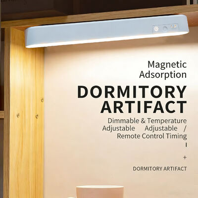 Магнитная светодиодная настольная лампа с антибликовым покрытием, USB-перезарядка, 3 цветовые температуры, плавная регулировка яркости