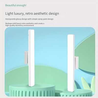 Светодиодная настольная лампа с цветовой температурой 3500-6500K, номинальное напряжение 5 В 1 А, идеально подходит для освещения рабочих мест, чтения и декора