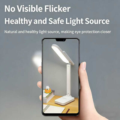 Настольная лампа с питанием от электросети, предлагающая цветовую температуру 3500-6500K, идеально подходящая для освещения рабочей зоны, письменного стола и домашнего офиса