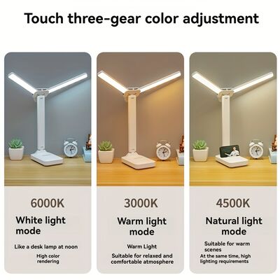 Three-level Brightness Adjustment LED Table Lamp Providing Lighting Solution for Work Study and Relaxation Environments