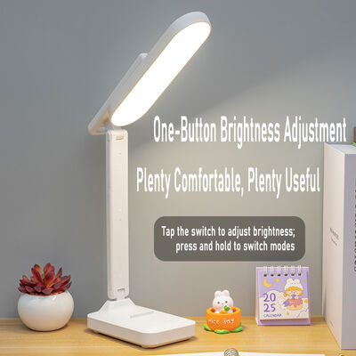 До 8 часов использования Время использования Светодиодная настольная лампа для учебной комнаты Спальня, предлагающая гибкое расположение и удобный для глаз свет