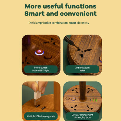 Настольная лампа с портом USB для зарядки, для дома и офиса