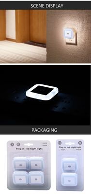 Светодиодные ночники с датчиком, энергосберегающая лампа для прикроватной тумбочки, многоцветный ночник для спальни