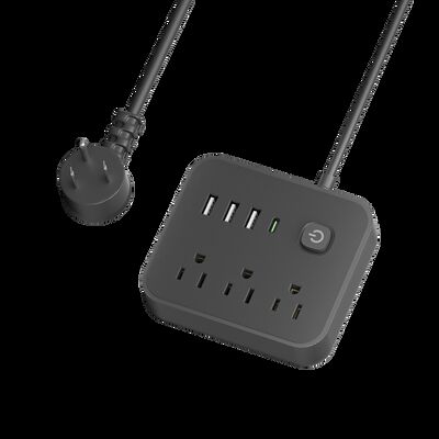 110V 220V AC Огнеупорный кабель Электрическая розетка Стандартная заземление безопасное тяжелое распределение электроэнергии решение для коммерческих