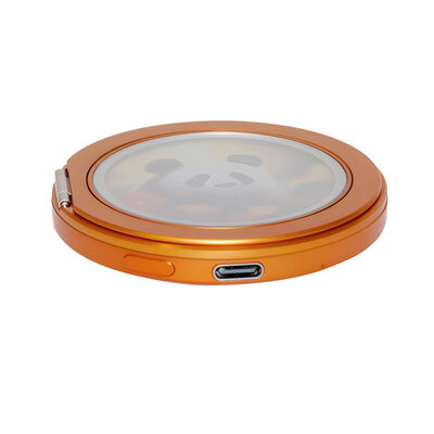 Sandblasted Bottom Shell Portable Bluetooth Speaker Stainless Steel Hinge