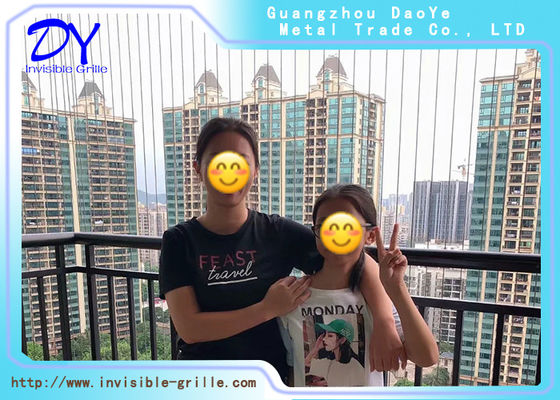 2.0мм проволока из нержавеющей стали 316 для невидимых защитных решеток балконов/окон высотных зданий