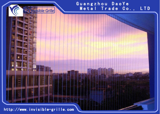 Установите алюминий фиксированной рамки и провод нержавеющей стали для грилей окна невидимых