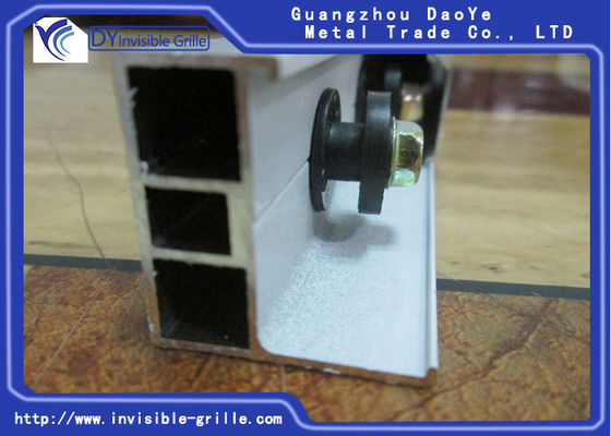 Фиксированный алюминиевый сползая рельс, канал следа невидимых грилей алюминиевый