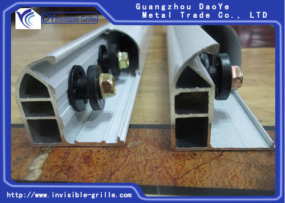 Прочный алюминиевый след сползая окна для грилей безопасности детей невидимых