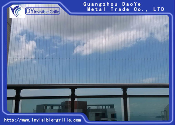 Гриль безопасности #316 серого цвета 6м высокого подъема строя невидимый для балкона