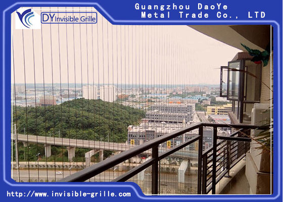 Гриль балкона профиля 6м внешней безопасности алюминиевый невидимый